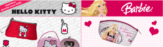 Vente Privée Hello Kitty et Barbie sur Showroomprive
